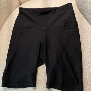 Old Navy Active black bike shorts- 8” inseam